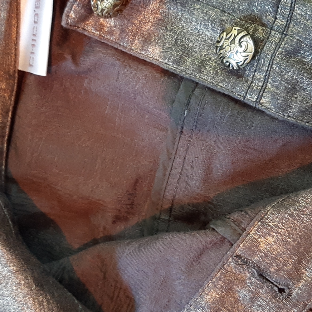 Chicos cotton copper metallic jacket - Picture 11 of 11